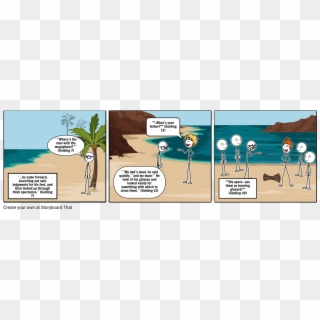 Lord Of The Flies Storyboard - Comics Story About Conservation Of Animals And Plants, HD Png Download