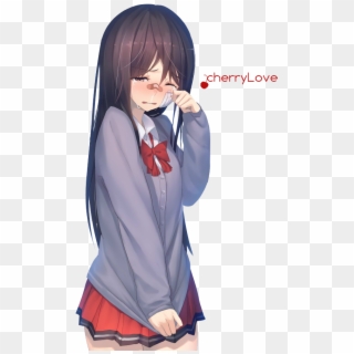 Angry Anime Png - Anime Feminino Png Anime Girl Kawaii Anime Girls Dark  Hair Emoji,Sayori Thinking Emoji - Free Emoji PNG Images 