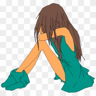 Crying Girl - Cartoon, HD Png Download - 1000x1000(#4531941) - PngFind