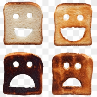 Don't Be Burnt Toast - Burnt Toast With A Face, HD Png Download