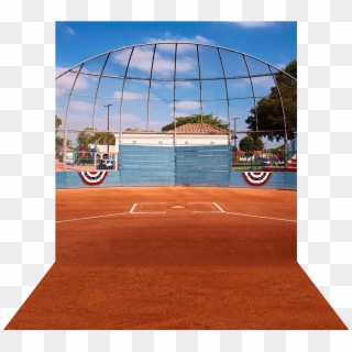 3 Dimensional View Of - Baseball Backdrop, HD Png Download