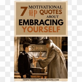 Motivational Harry Potter Quotes About Embracing Yourself - Harry Potter And Dumbledore, HD Png Download