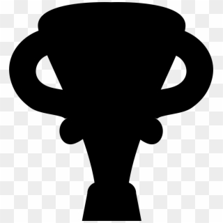 Trophy Black Side View Silhouette Comments - Trofeo Negro Png, Transparent Png