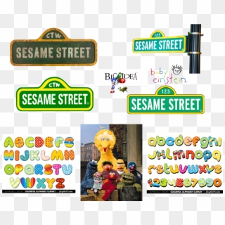 Big Idea & Baby Einstein Sesame Street Alphabet Letters - Sesame Street, HD Png Download