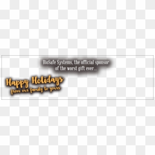 Happy Holidays Fruitcake Text - Shoot Rifle, HD Png Download