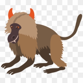 Baboons Are Not Widely Celebrated For Their Mild-manners - Gelada, HD Png Download
