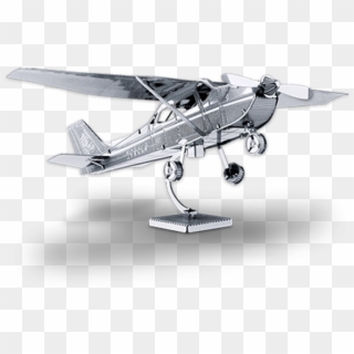 Metal Earth Cessna 172 Diy 3d Metal Airplane Models - Metal Earth Cessna, HD Png Download