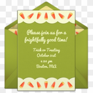 Candy Corn Border Online Invitation - Eventifier, HD Png Download