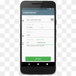 Android Credit Card Form - Facebook Take A Break, HD Png Download