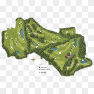 Hole One - Pyrford Golf Course Map, HD Png Download