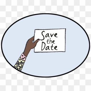 December Clipart Save The Date - Cartoon, HD Png Download