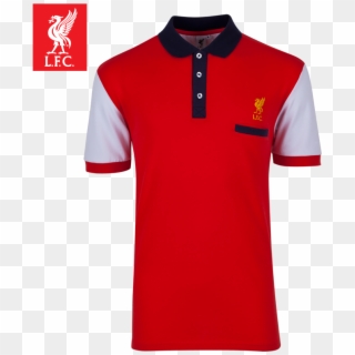 Liverpool Liverpool Football Club Team Logo Pattern - Polo Shirt, HD Png Download