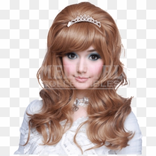 Gothic Lolita Princess Light Brown Wig - Girl, HD Png Download