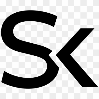Black And White Sk Logo - Sk Png Logo, Transparent Png