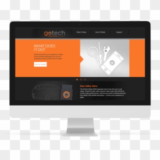 Custom Web Design Sample For Gotech - Electronics, HD Png Download