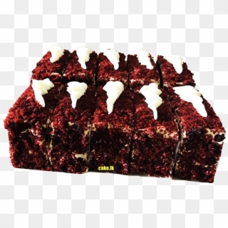Red Velvet Cake Pieces - Chocolate Cake, HD Png Download