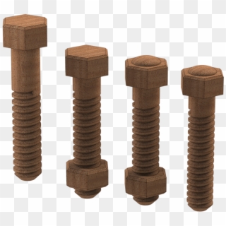 1/2 Wood Nuts And Bolts - Dumbbell, HD Png Download