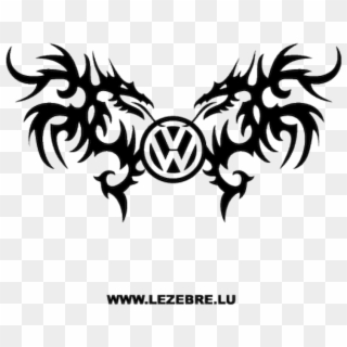 Sticker Tribal Dragon Vw - Volkswagen, HD Png Download