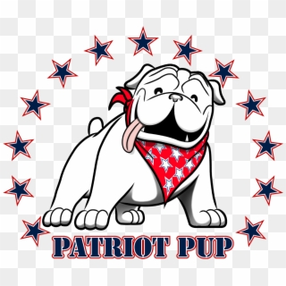 View Larger Image Patriot Pup Logo - Patriotic Mascot For Middle School, HD Png Download