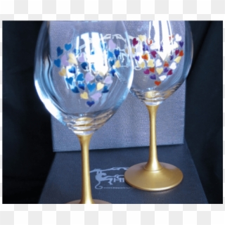 Transparent Glass Painting - Wine Glass, HD Png Download