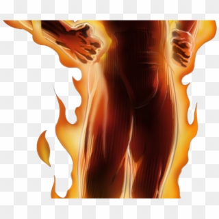 Human Torch Clipart Marvel Heroes - Human Torch Marvel Alliance, HD Png Download