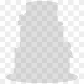 Wedding Cake Png - Gray Cake Clipart, Transparent Png