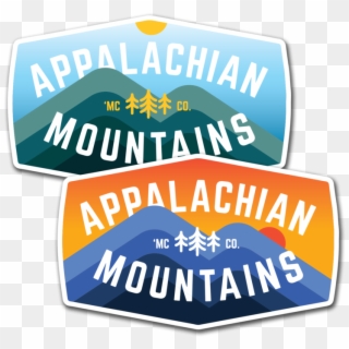 Appalachian Mountains Decal - Label, HD Png Download