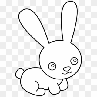 Clipart Of Rabbit - Rabbit Clipart Black And White, HD Png Download