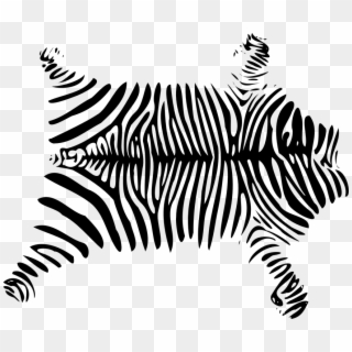 Free Zebra Clipart 17, - Fur Clipart Black And White, HD Png Download