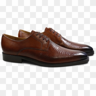 Derby Shoes Martin 1 Venice Guana Wood Toe Electric - Leather, HD Png Download