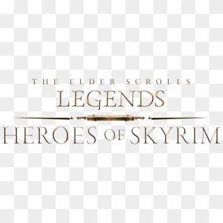 Heroes Of Skyrim To Be The First Expansion For The - Calligraphy, HD Png Download