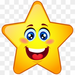 Clipart Stars Smiley Face - Star With Face Clipart, HD Png Download -  640x640(#4557645) - PngFind