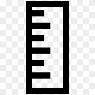 Ruler Rule Scale Measurement Tool Png Icon - Parallel, Transparent Png