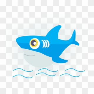 Whale Sad Sea Cartoon Innocent - Great White Shark, HD Png Download
