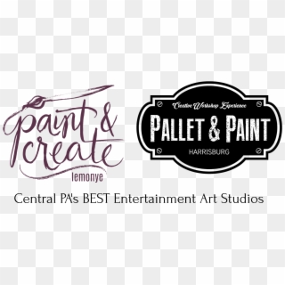 Cropped Pc And Pallet Paint Combined Logos11 - Paint & Create, HD Png Download