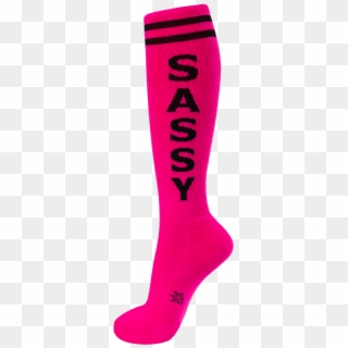 Sassy Athletic Knee Socks - Sassy Socks, HD Png Download