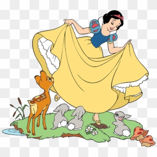 Snow White Animals Disney , Png Download - Snow White And Friends Clipart, Transparent Png