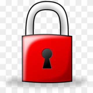 Red Lock Clipart Transparent, HD Png Download