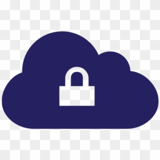 Cloud With Lock Logo, HD Png Download