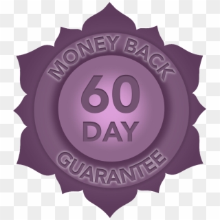 100% 60 Day Money Back Guarantee - Emblem, HD Png Download