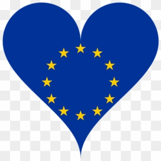 Love Heart Flag Europe Eu European Union - Italy, HD Png Download