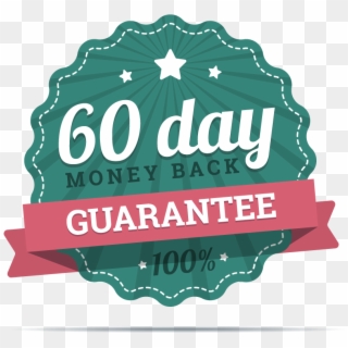 Money Back Guarantee, For 60 Days After Your Purchase - Label, HD Png Download