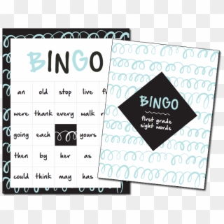 Sight Words Bingo First Grade - Bagosphere, HD Png Download