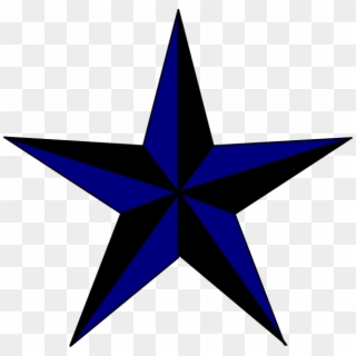 Navy Blue & Black Texas Star Svg Clip Arts 600 X 582 - Stars Images Clip Art, HD Png Download