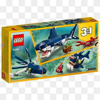 Deep Sea Creatures - Lego Creator 3 In 1 Shark, HD Png Download