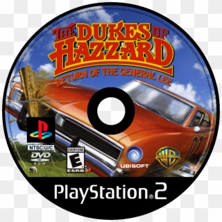 The Dukes Of Hazzard - Hot Wheels Velocity X Ps2 Disc, HD Png Download