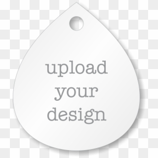 Customizable Waterdrop Pool Pass Tag - Label, HD Png Download