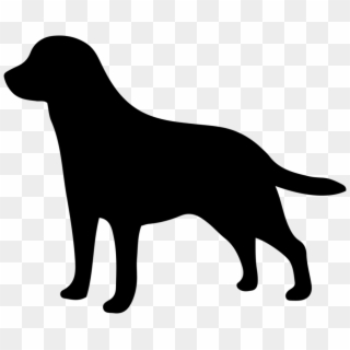 Golden Retriever Silhouette Clip Art At Getdrawings - Labrador Dog Silhouette, HD Png Download