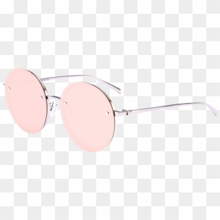 Design Product Goggles Sunglasses Free Download Image - Reflective Pink Sunglasses Round, HD Png Download