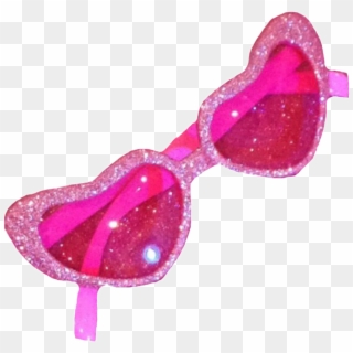 #pink #sunglasses #2000s #2000's #aesthetic #png #sunglassespng - Aesthetic Glitter Transparent 2000's, Png Download